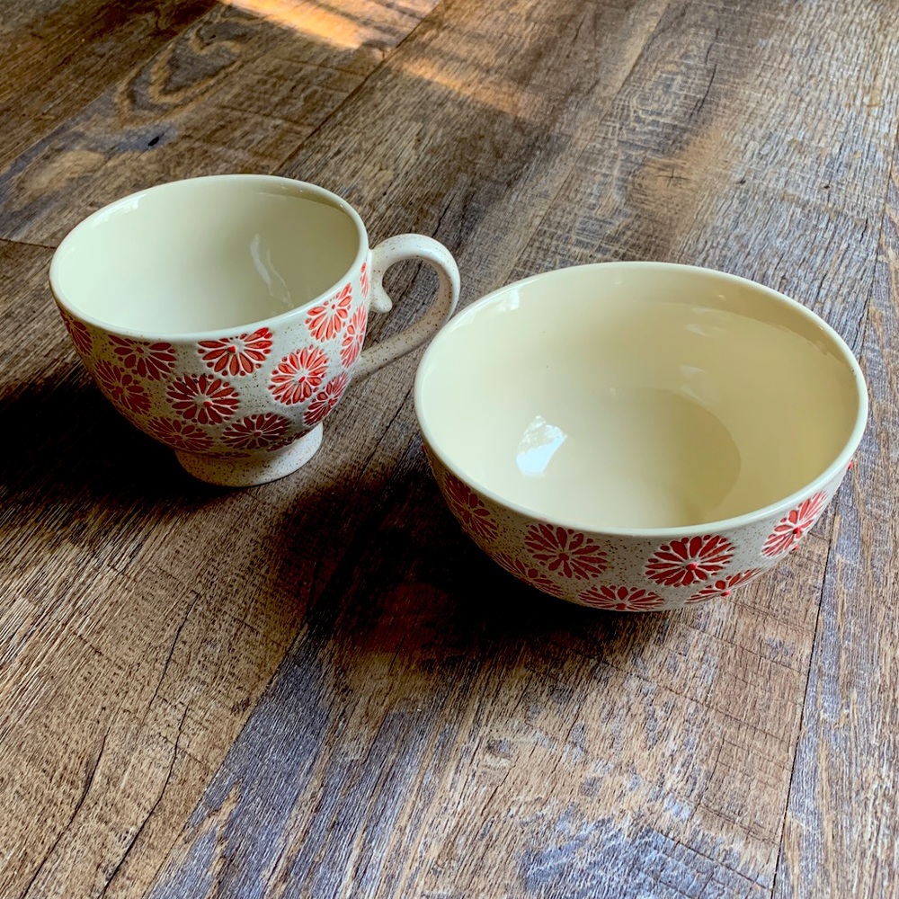 Mira Designs by FMC Latte Mug & Bowl